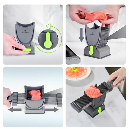 Cortadora de Carne Profesional – Grosor Ajustable – Cortes Perfectos + Accesorios!