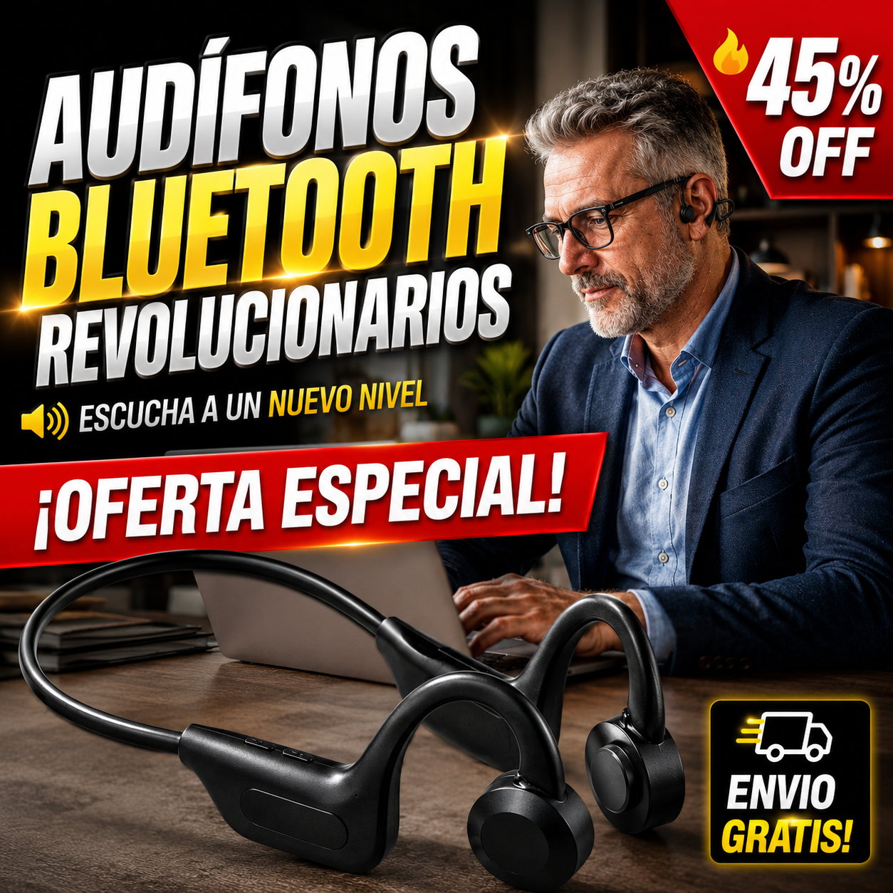Audífonos Bluetooth Pro – Conexión Instantánea – La magia de escuchar bien!