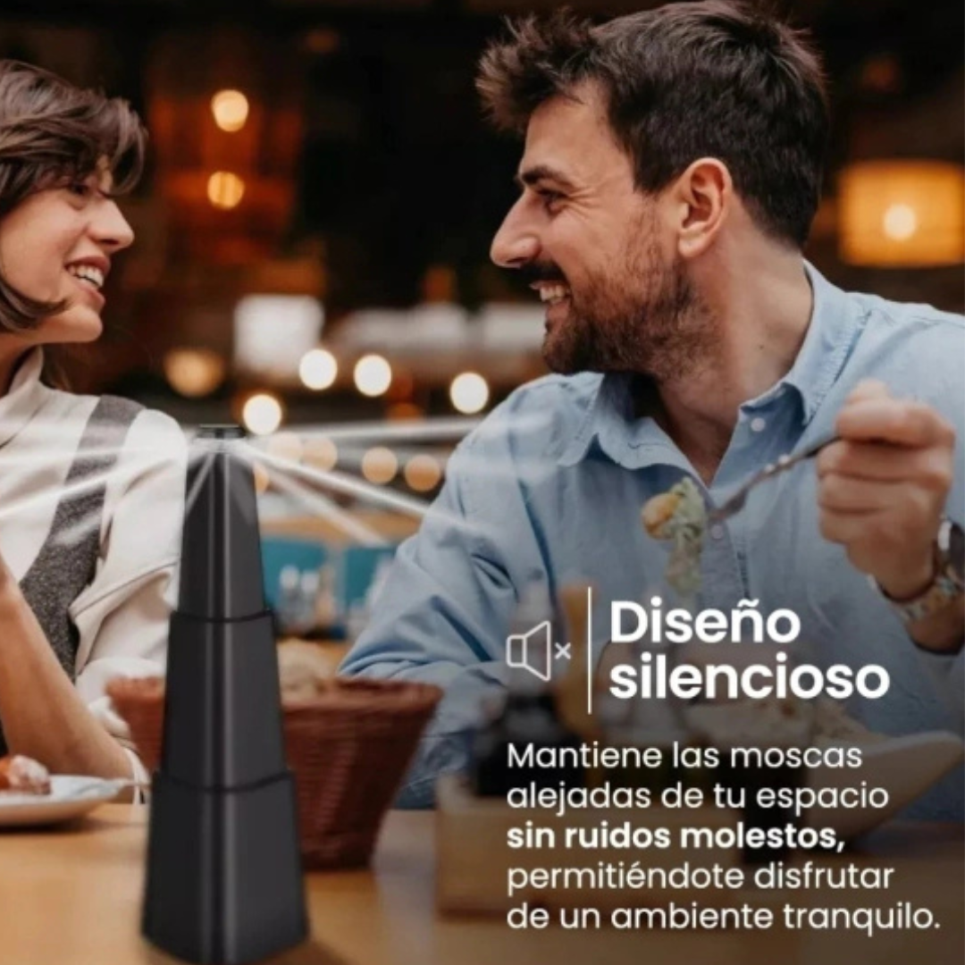 2x1 Repele Moscas – Hélices Suaves – Comida y picoteos tranquilos!