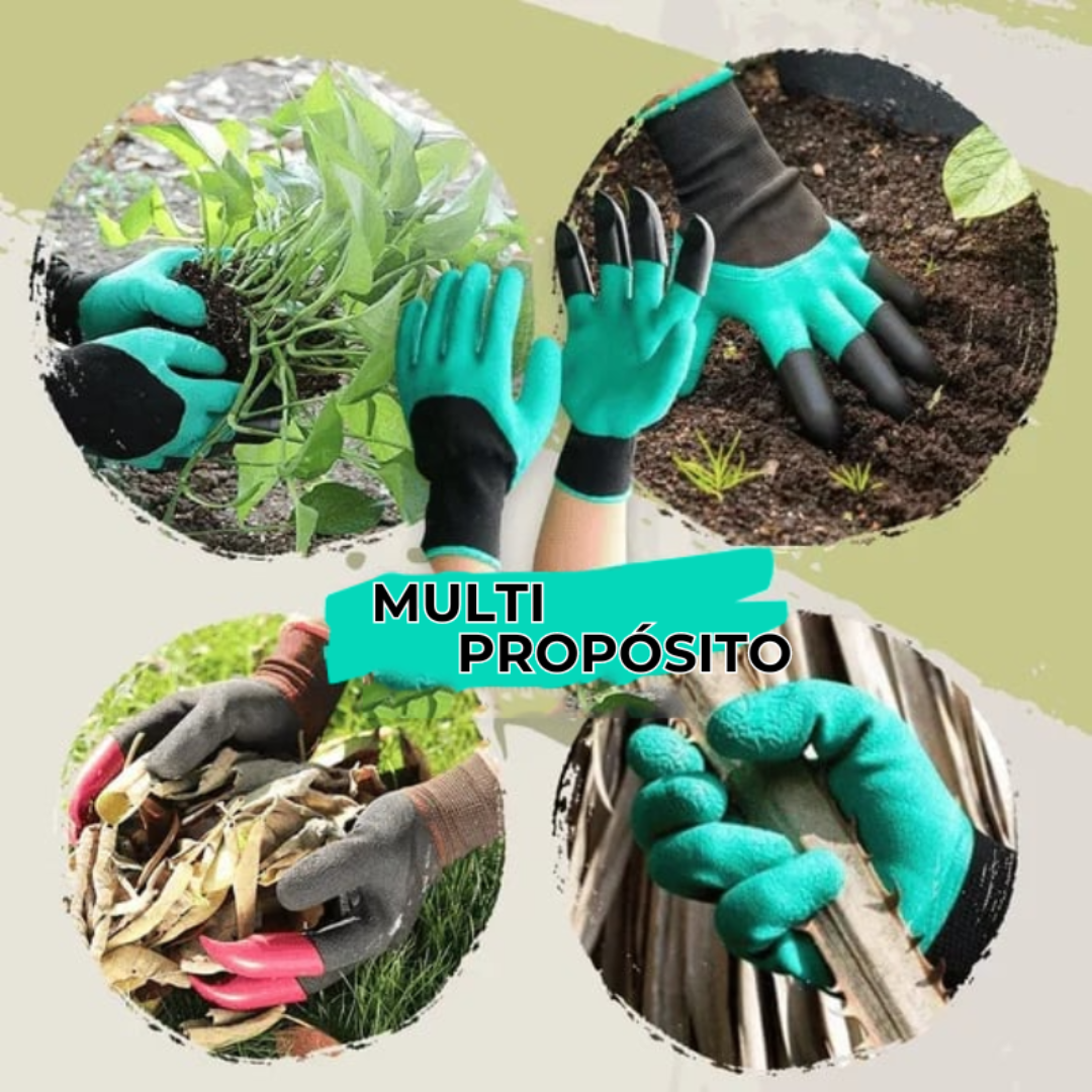 2x1 GardenMagic™ – Guantes con Garras – Planta sin Herramientas