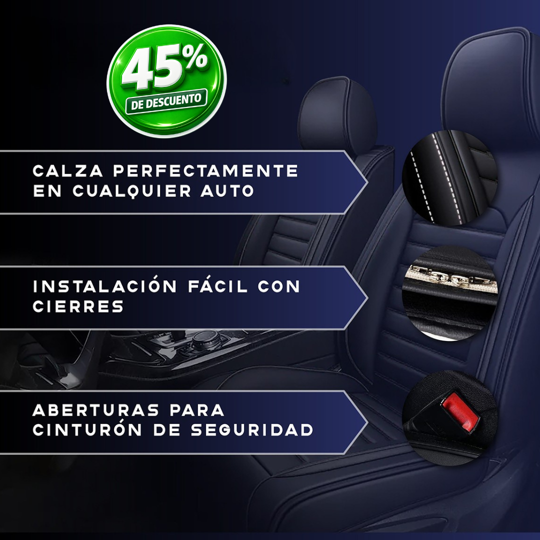Pack Fundas Auto Premium - Fácil Limpieza – Asientos impecables siempre!