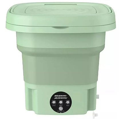 Mini Lavadora Plegable 8L – Lava y Escurre – Sin Lavandería Ni Espera