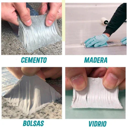 Cinta Impermeable 3x1 – Butilo + Aluminio – Sella Fugas en Segundos