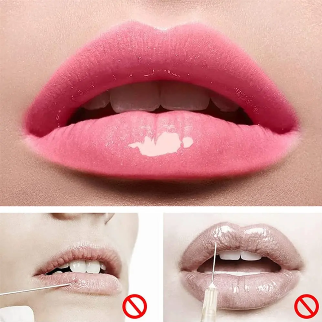 3x1 Gloss Relleno de Labios – Vitamina E y HA – Hidrata y Volumiza sin Dolor