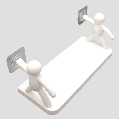 3x1 Estante Adhesivo Decorativo – Sin Taladro – Baño, Cocina y Más