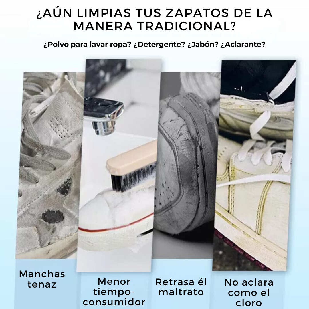 2X1 CleaningCream™ Pro – Zapatos Blancos –  Resultados En Minutos!
