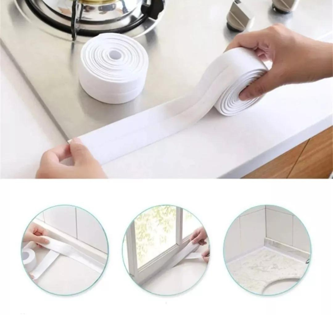 Cinta Selladora PRO – Antihumedad y Antimoho – Baño y Cocina Renovados!