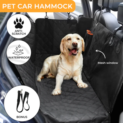 Funda Asiento Auto Mascotas – Impermeable y Antideslizante – Sin Pelo Ni Olor!