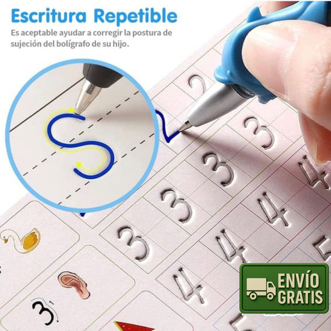 Set Caligrafía Infantil – Método Montessori – Niños inteligentes y seguros!