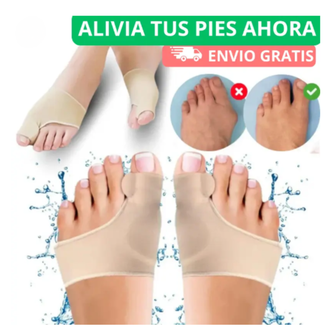 2x1 Corrector Juanetes Silicona – 1mm Ultra Delgado – Alivia Sin Cirugía