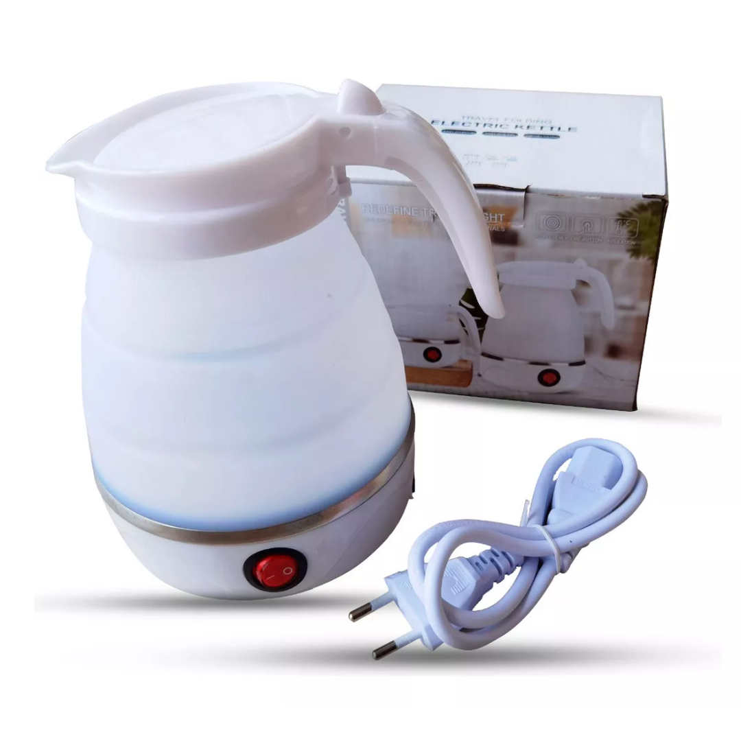 Hervidor Plegable Mini 600ml – Cabe en Cualquier Maleta – Café en Segundos