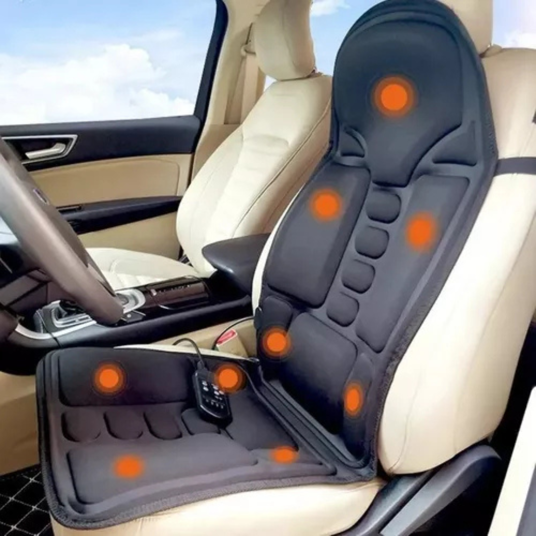 Masajeador Espalda Completa – Control Remoto – Oficina, Casa y Auto!