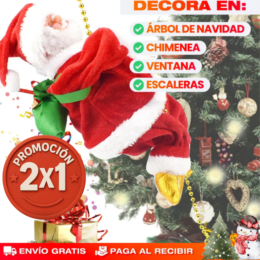 2X1 Magic Santa – Escalador Animado - Tu navidad inolvidable!