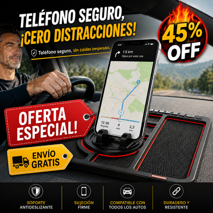 Soporte Firmeza – Agarre Extremo – Conducción Segura sin Distracciones