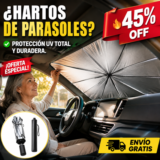 Protector Solar de Auto – Plegable, Estético y Funcional!