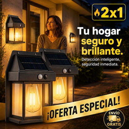 Luz Seguridad Solar – Detecta Movimiento – Protege tu Hogar