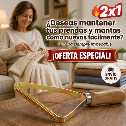 2x1 Renovador Textil – Quita Pelusas Eficaz – Prendas como nuevas sin esfuerzo!