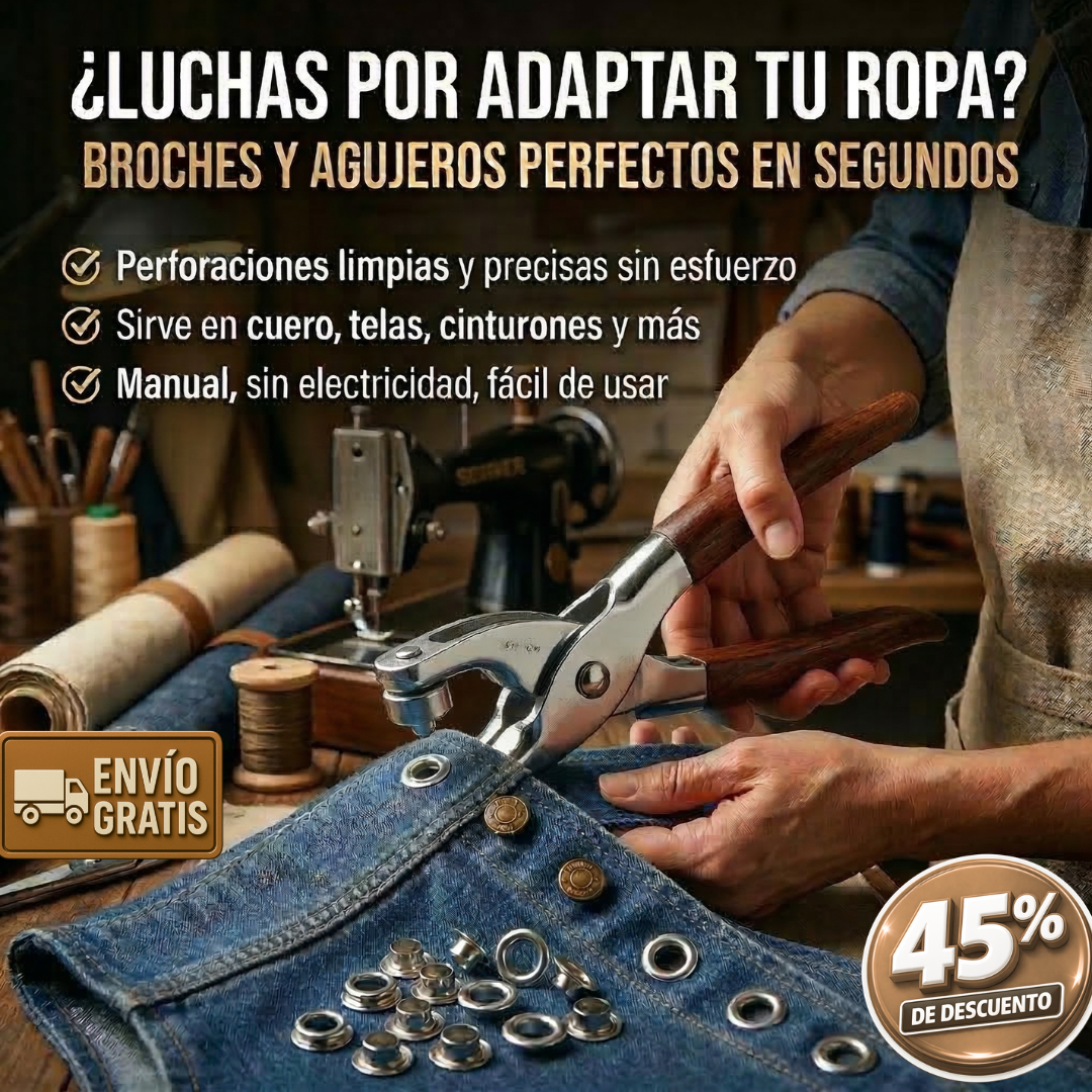 Pinza Broches y botones - Precisión total - Convierte tu ropa!