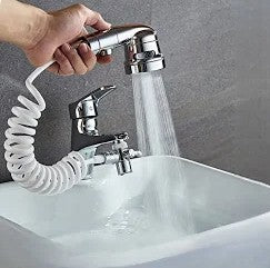 Extensor Ducha Grifo – Enjuague Rápido – Baño Eficiente y Fácil.