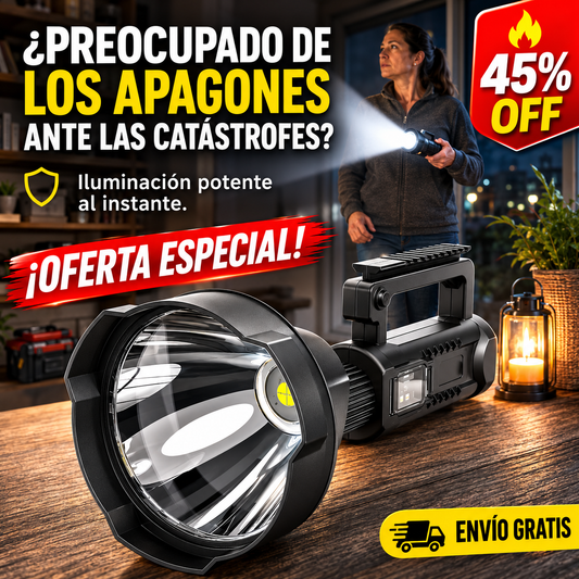 Linterna Pro – Seguridad Familiar – Luz Confiable en Toda Emergencia
