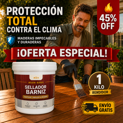 Sellador Cera Protectora 1 kilo – Maderas Impecables, Siempre