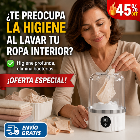 Lavadora Express – Higiene Íntima – Ropa Interior Siempre Impecable