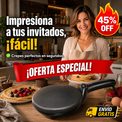Crepera Instantánea – Prepara Delicias Rápidas – Impresiona sin Esfuerzo