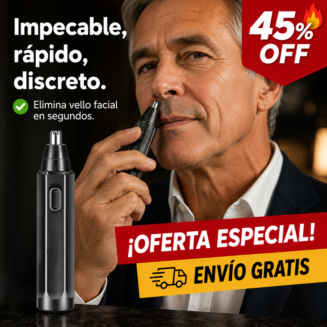 Depiladora Retoque Express – Imagen Impecable en Segundos.