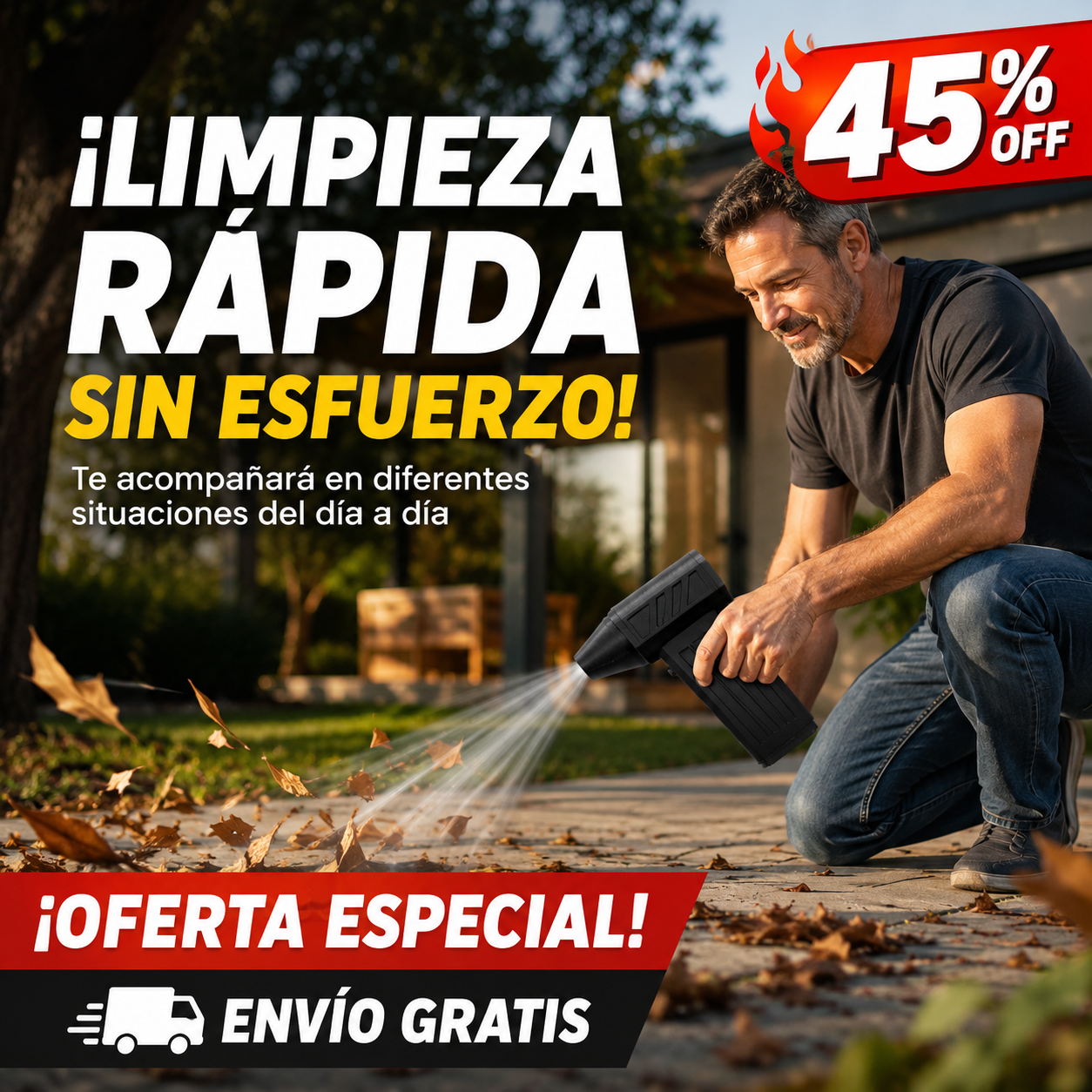 Soplador Jet – Limpieza Express – Diferentes tareas, misma potencia