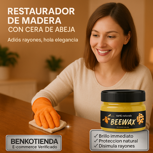 BeeWax Pro :  Restaurador de madera 100% Natural!
