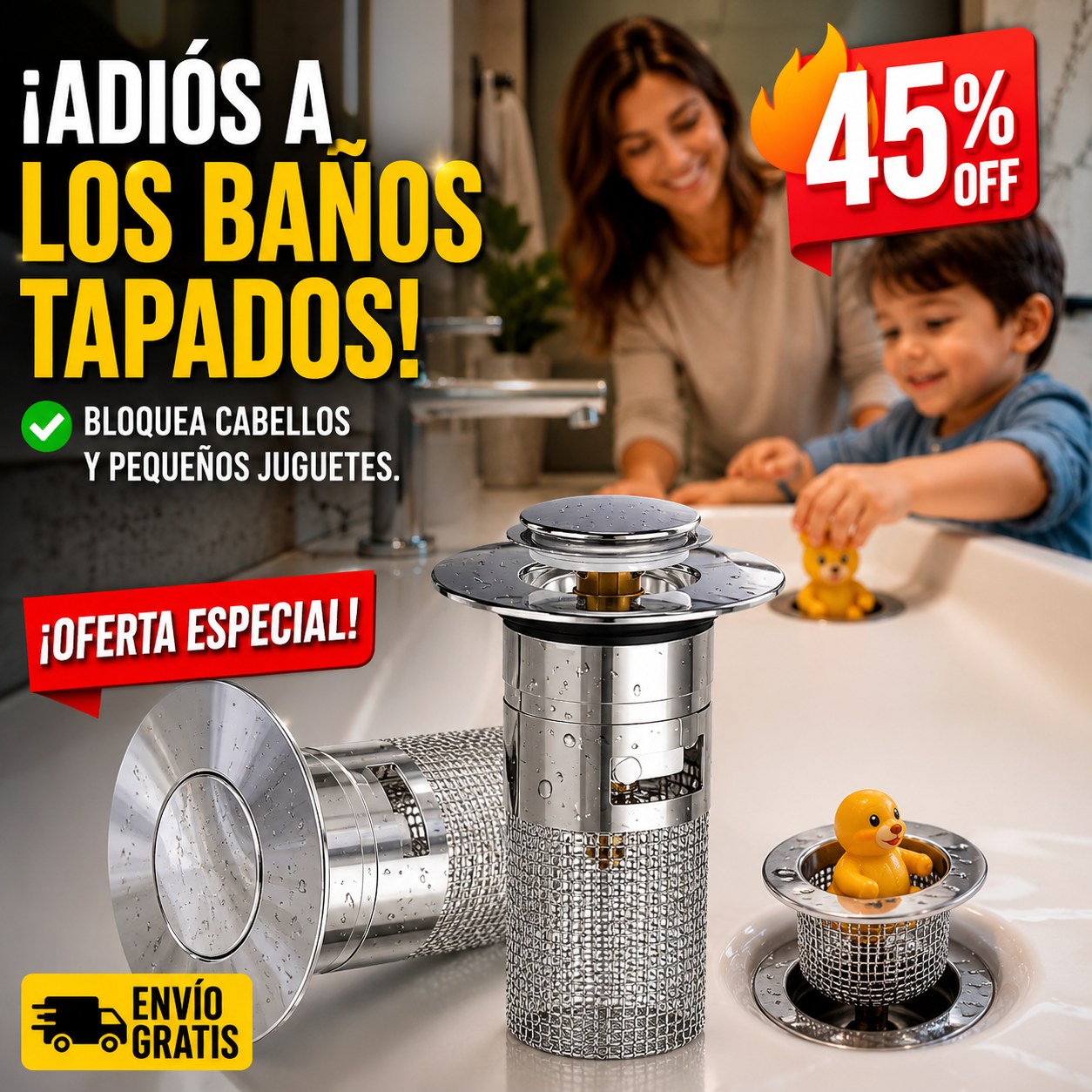 2X1 - TAPON FILTRADOR DESAGUES
