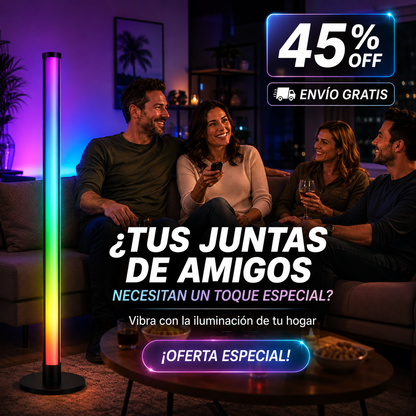 Luz LED Vertical – Anima Fiestas – Ambientes Vibrantes al Instante