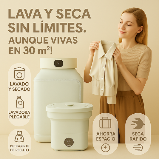 LavaSeco Pack: Ahorro y tiempo para espacios pequeños!