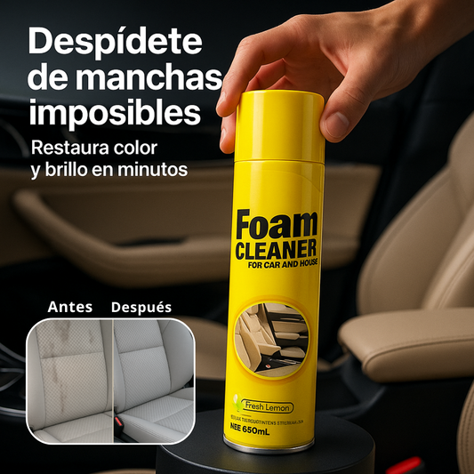 Espuma Renovadora – Limpieza Segura – Tu Auto Como Nuevo en Minutos