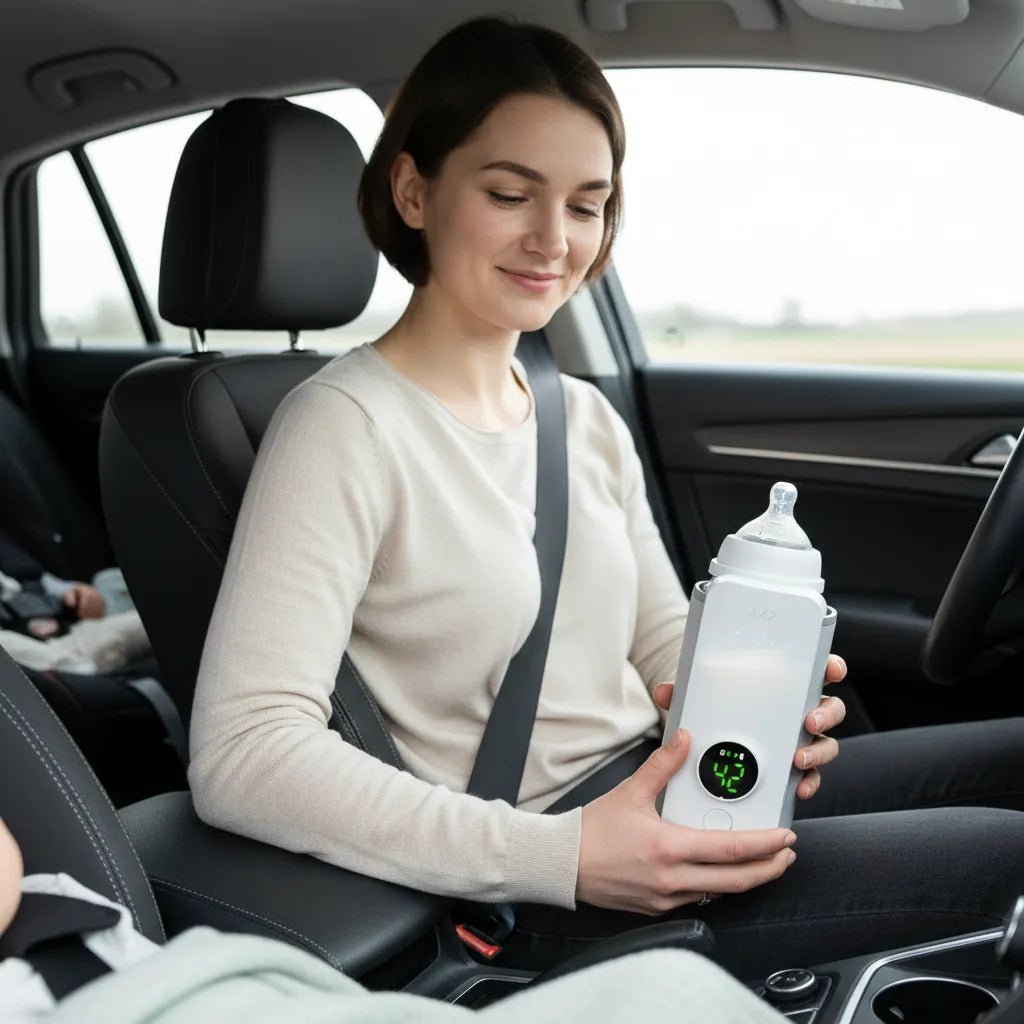 Calentador Portátil – Leche lista al instante – Salidas sin preocupaciones