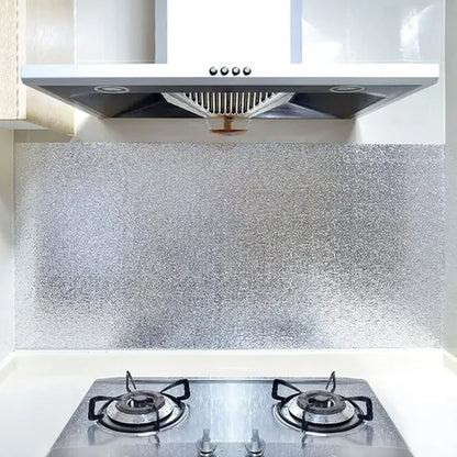 2 X 1 Aluminio Adhesivo – Protege y Decora – Cocina Moderna y Sin Grasa.