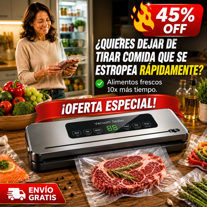 Selladora – Frescura Extrema – Despídete del Desperdicio Alimentario