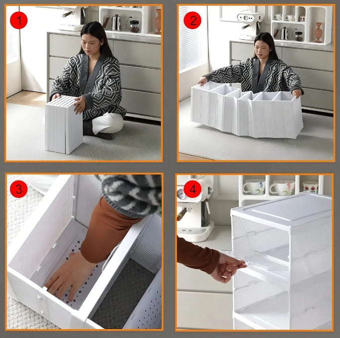 Organizador 6 Niveles – Visibilidad Total – Encuentra tu par al instante