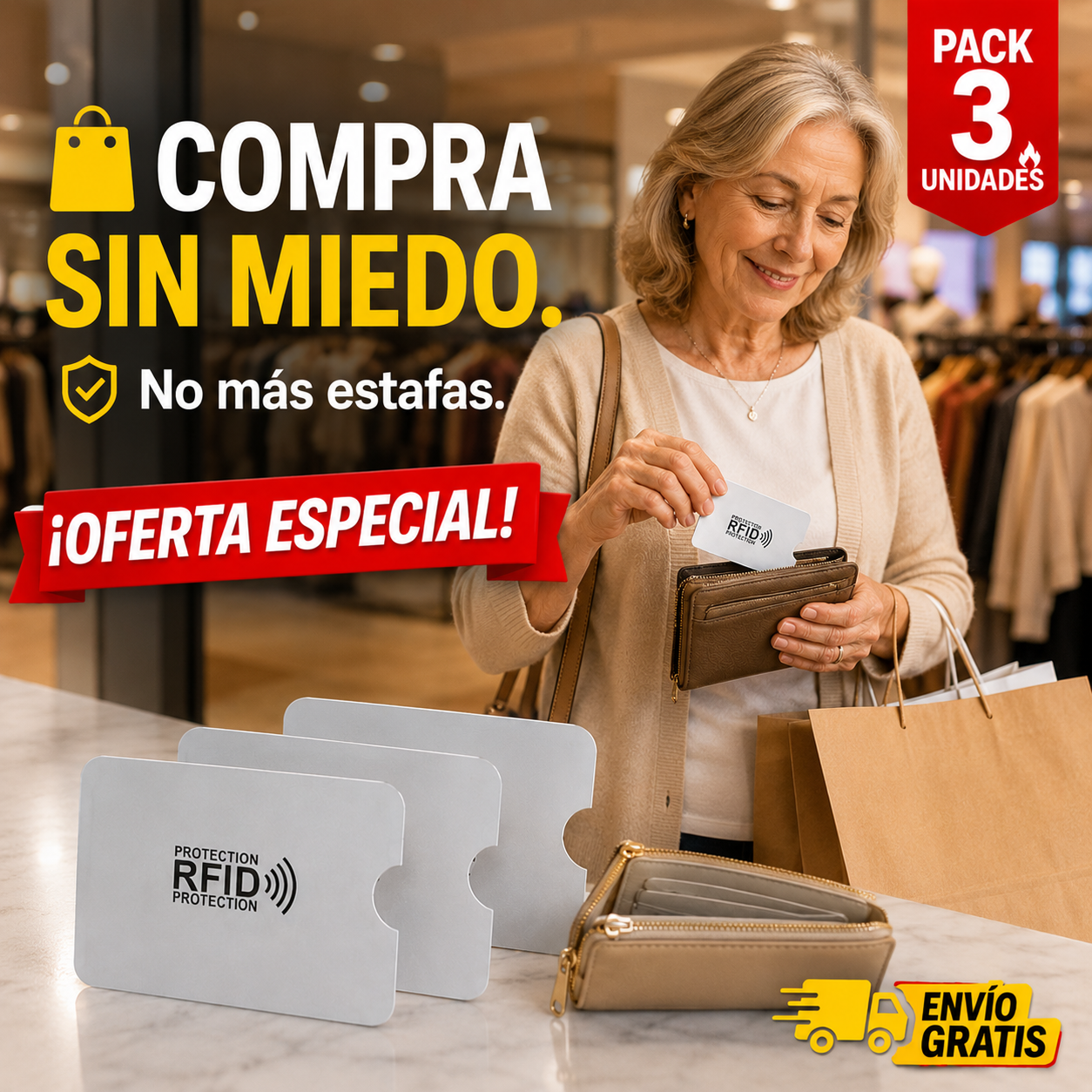 Escudo Tarjetas – Bloquea Estafas – Seguridad Total en tu Bolsillo!