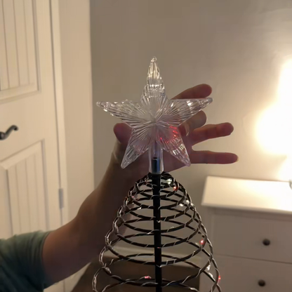 Árbol Espiral Navideño Solar – Se Clava en el Pasto y Prende Solo — imagen 3