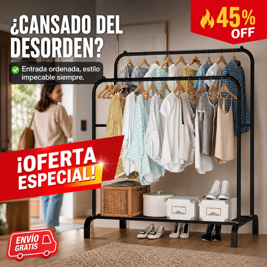 Perchero Premium – Organiza con Estilo – Transforma tu Entrada