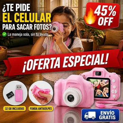 Camara Digital Recargable Para Ninos — imagen 1