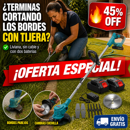Desbrozadora Inalámbrica – Los Bordes en Minutos, Sin Cable! — imagen 1