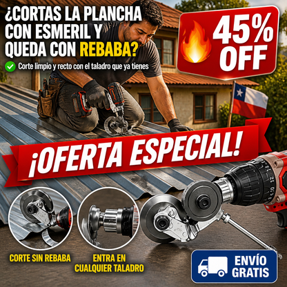 Cortador de Metal para Taladro – Corte Limpio y Sin Rebaba — imagen 1