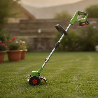 Cortadora de Pasto Inalámbrica con Ruedas – 3 Cuchillas – Dos Baterías 48V — imagen 2