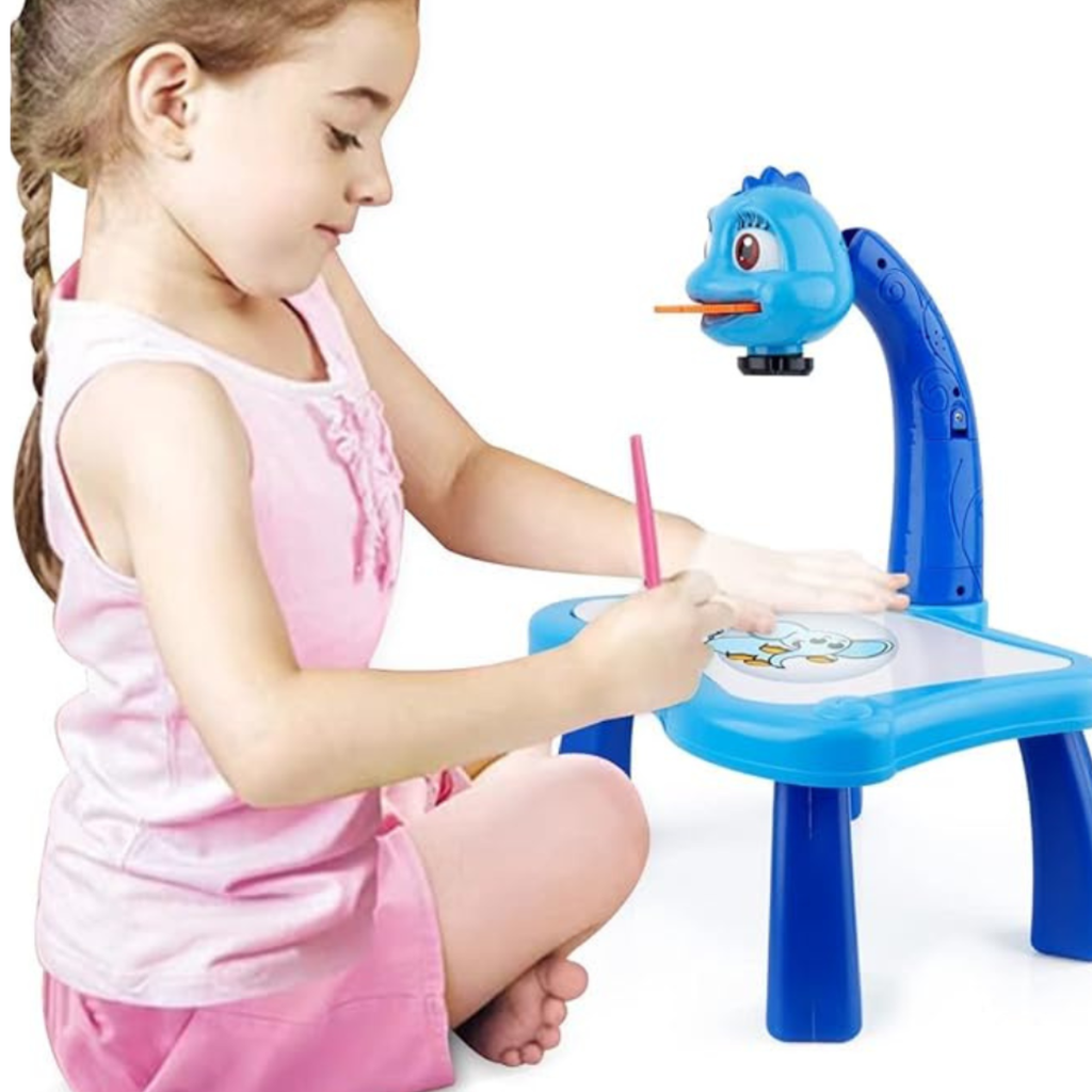 Mesa Proyectora de Dibujo Dino – El Dibujo Aparece y Ellos lo Calcan — imagen 2
