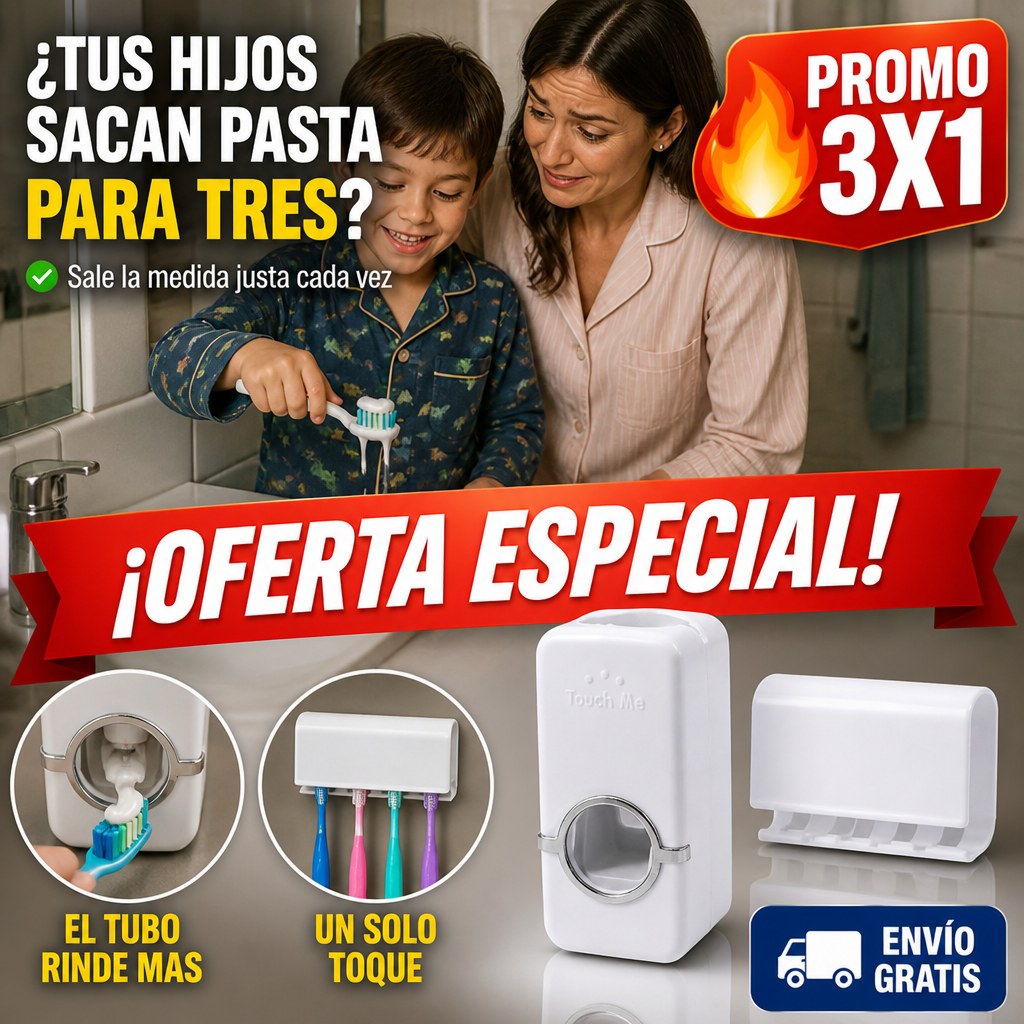 Dispensador Automático de Pasta – Sin Perforar la Pared — imagen 2