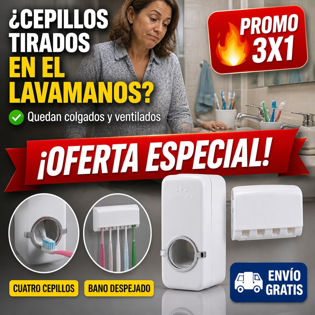 Dispensador Automático de Pasta – Sin Perforar la Pared — imagen 3