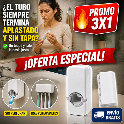 Dispensador Automático de Pasta – Sin Perforar la Pared — imagen 1
