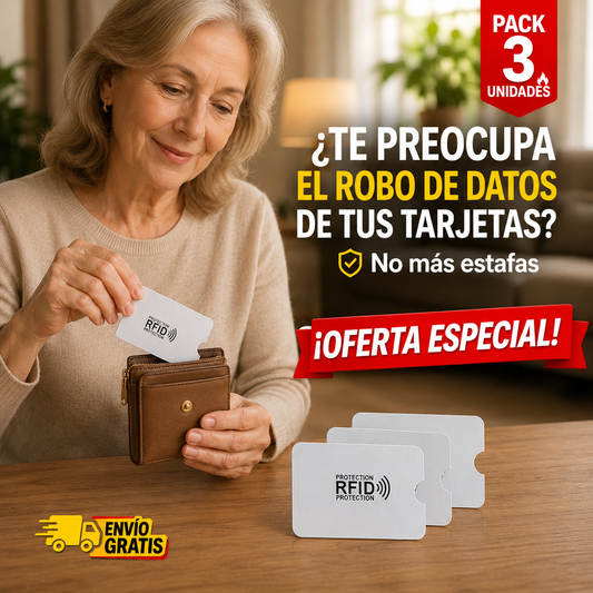 Escudo Tarjetas – Bloquea Estafas – Seguridad Total en tu Bolsillo!